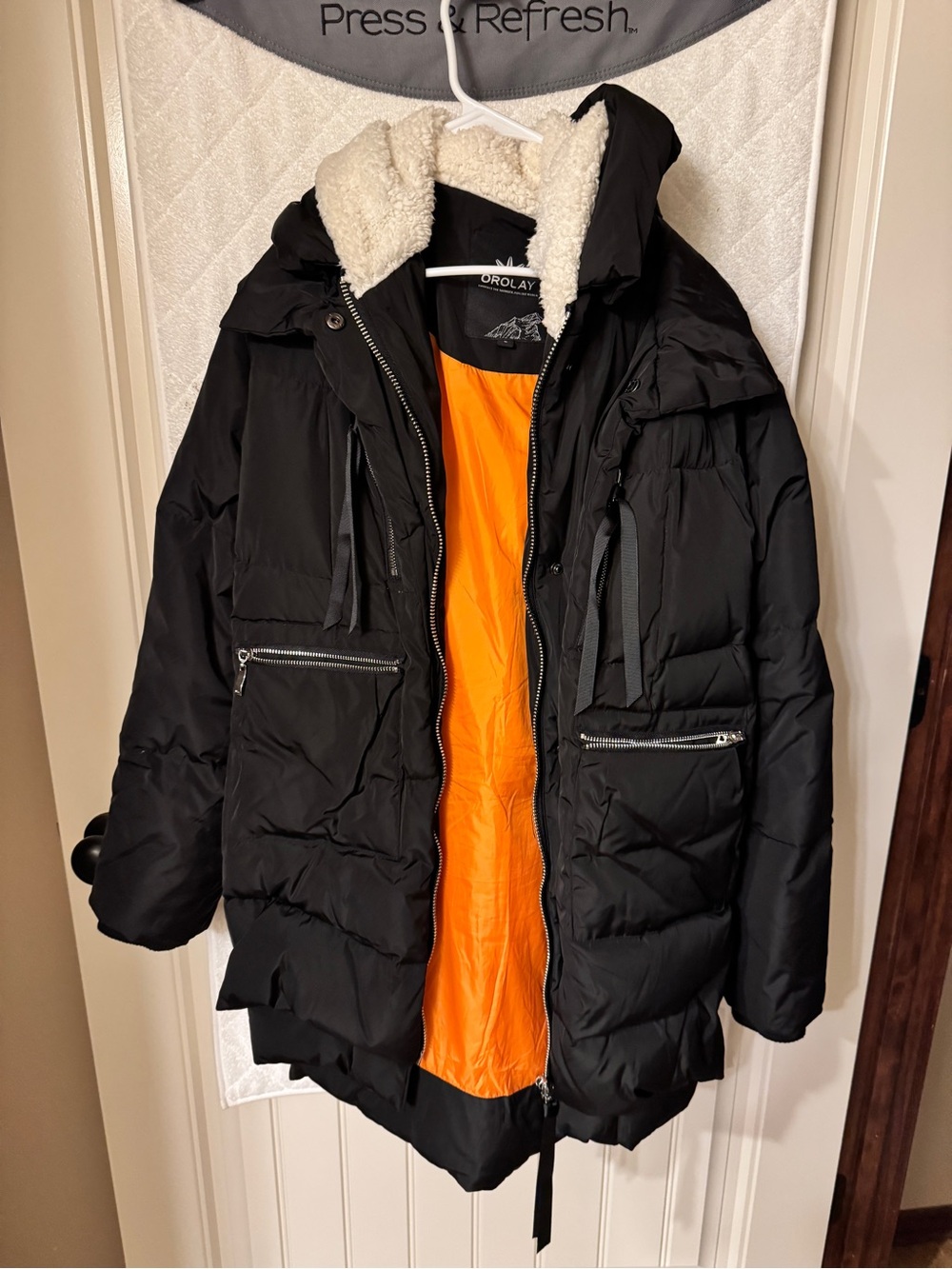 Orolay Black Puffer Coat